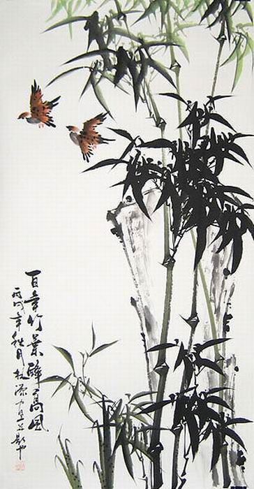 Chinese painting bamboo appreciation