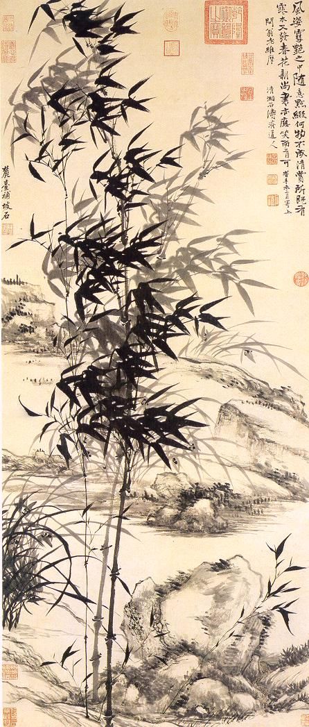 Chinese painting bamboo appreciation